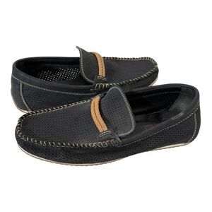 Dexter Comfort Men’s Memory Foam Black Faux Suede Driving Shoe Loafer Size 7.5